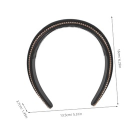 TOVINANNA Padded Hair Accessories for Women Stylish Crystal Hair Hoops for Everyday Formal Wear Elegant Design for Versatile Outfits