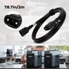 Extra Battery Cable for EcoFlow,2M 8AWG XT150 Extension Cord Compatible