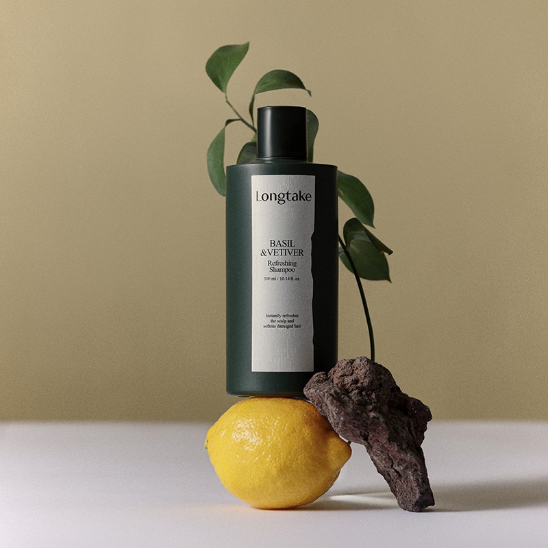 Longtake [롱테이크]샴푸 (샌달우드/블랙티앤피그/바질앤베티버) [Longtake] Shampoo (Sandalwood/Black Tea and Fig/Basil and