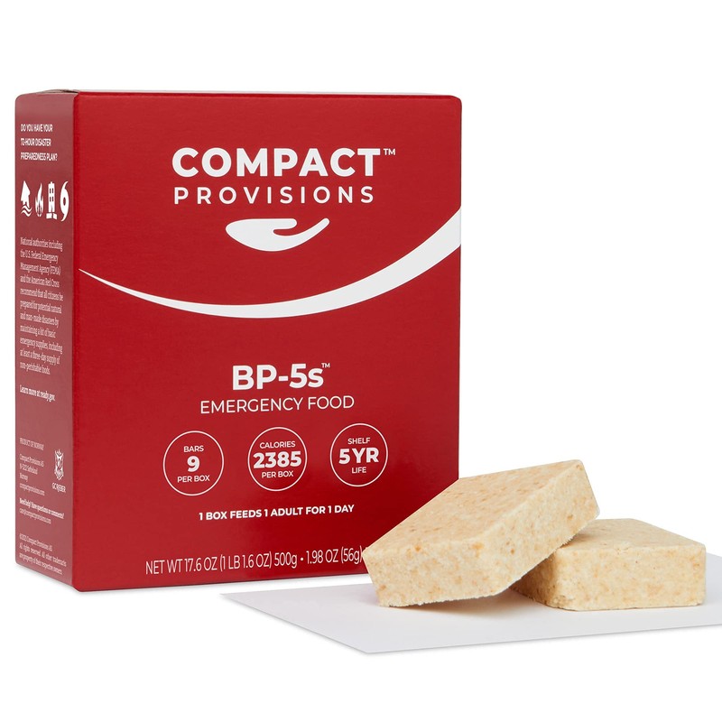 Compact Provisions BP-5s Emergency Food Supply - 1-Pack - Non-Perishable