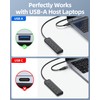 Selore 4-Port USB 3.0 Hub Ultra-Slim Data USB Splitter USB