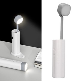 Topyond Portable Eye Protection Home Desk Lamp with USB Charging and Torch, Office Supplies Reading Lamp for Bedroom, Office Desk Accessories (4500 mA)