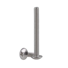 Adiyer 40-Pack Metric M4 x 40mm Machine Screws for Cabinet Drawer Knob Pull Handle, 304 Stainless Steel, Truss Head Bolts, Phillips Drive