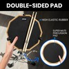 Pyle 12” Practice Pad Set with Snare Stand-Double Sided Rubber