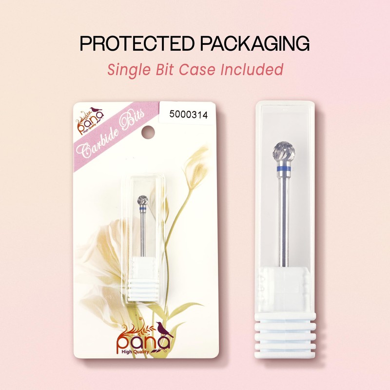 PANA 3/32" Carbide Cuticle Nail Drill Bit for Cuticle Cleaning,
