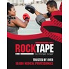 RockTape Extra Sticky 2" x 16.4' Kinesiology Tape (Logo,Black), Athletic