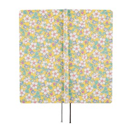 Almost Daily Notebook, 2025 Weeks Liberty FABRICS/Paysanne Blossom Beginning in April, Weekly Notebook, Weekly Left, Slim Vertical