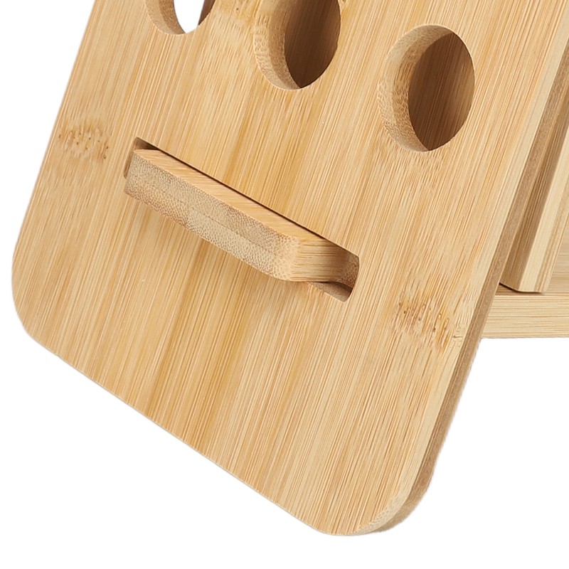 Essential Oil Rack Bamboo 12 Holes Essential Oil Bottle Display