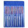 TAODAN 10PCS Mini Hardened Steel Diamond Needle File Set 3x140mm