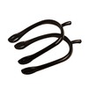 Kincade Plastic/Rubber Spurs, Black/Black, Adults 20mm
