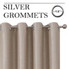 Airwill Blackout Curtains, Set of 2 Window Curtain Panels, Grommet