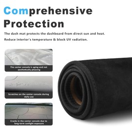 auovo Dash Mat Center Console Cover Protector Sunshield Cover Dash Pad Dash Carpet Compatible with 2023 Kia Sportage NQ5 Dashboard Mat Dash Cover