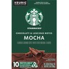 Starbucks Flavored Coffee K-Cup Pods, Mocha Flavored Coffee, Made without