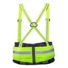 KNEETEK Hivis L Back Support Belt, Reflective Support Belt for