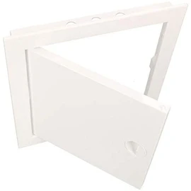 Kotarbau Inspection Door, All Sizes, Plastic ABS Inspection Door, White Maintenance Flap, Snap Closure, Removable Wall/Ceiling/ Floor, Robust Opening, Universal, white