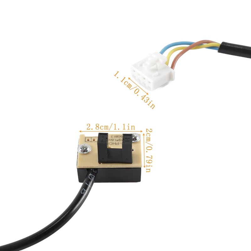 Orivin Treadmill Optical Sensor Speedometer (4-pin) Speed Sensor Compatible with