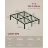 VASAGLE Superfast Assembly, Metal Queen Bed Frame, Heavy-Duty Platform Bed