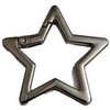 Star Shaped Stainless Steel Keychain Clip Carabiner Snap Hook Holder