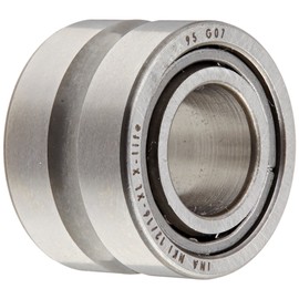 INA NKI12/16 Needle Roller Bearing, With Inner Ring, Steel Cage, Open End, Oil Hole, Metric, 12mm ID, 24mm OD, 16mm Width, 24000rpm Maximum Rotational Speed
