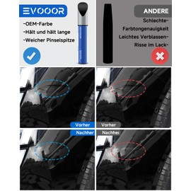 KTV Noir Perla Nera Car Paint Repair for Peugeot, Scratch Repair for Car, Quick & Easy Solution for Repair