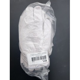 MCR Safety (12 Pair) MCR Safety PVC Dot String Knit Gloves, Large, Natural, 1-Sided Dots