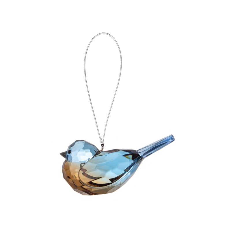Ganz Crystal Expressions Eastern Blue Bird Acrylic Ornament, Decorative Hanging