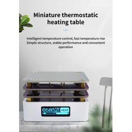Irfora G3061 PD65W Mini Hot Plate Digital Soldering Preheating Rework Station PCB Board Soldering Plate Heating Table Repair Tools