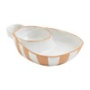 Mud Pie Terracotta Chip & Dip, 7" x 9 3/4",