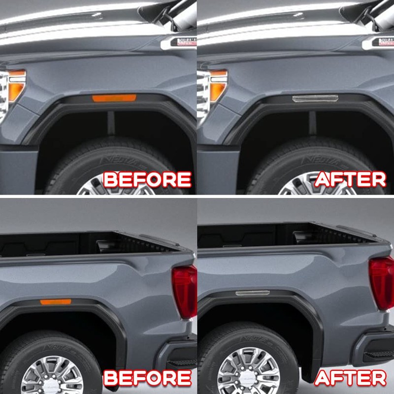 NJSBYL LED Side Marker Lights Assembly for 2020 2021 2022