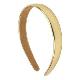 Amariver Gold Headbands for Women Glitter Hair Bands DIY Plain Headbands Fashion Gold Hair Accessories for Women Girls