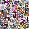 100 Pieces Trippy Stickers, Cool Psychedelic Aesthetic Stickers Waterproof Vinyl