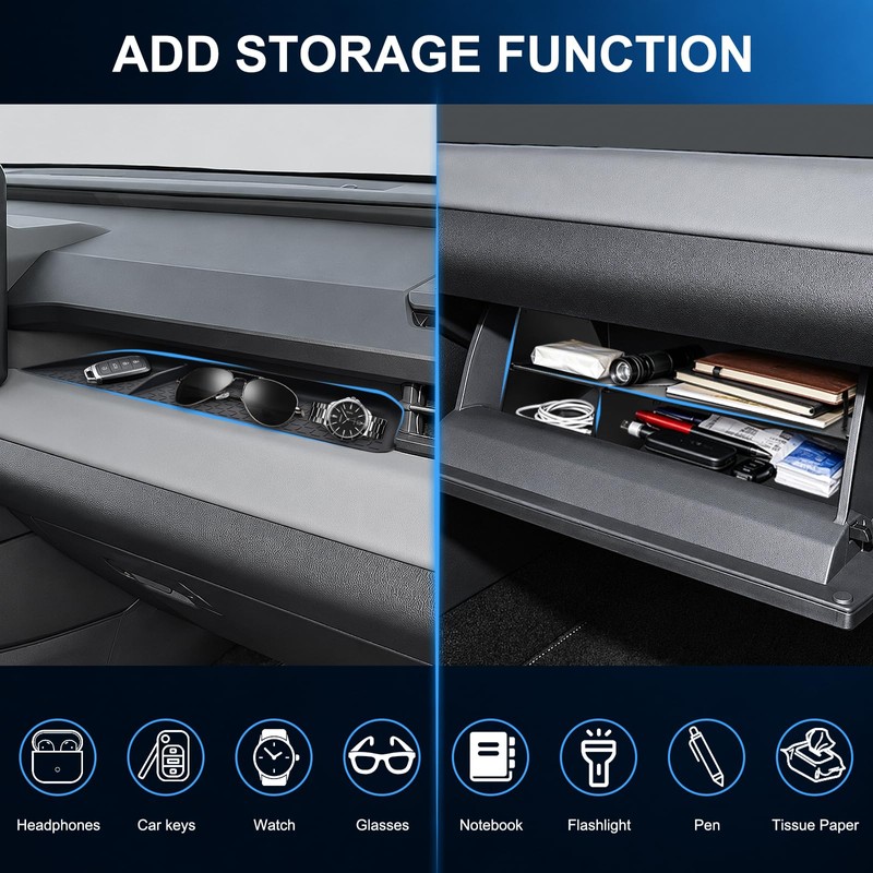 2Pcs Organizers for 2026 Toyota RAV4(LE SE XLE XSE Woodland