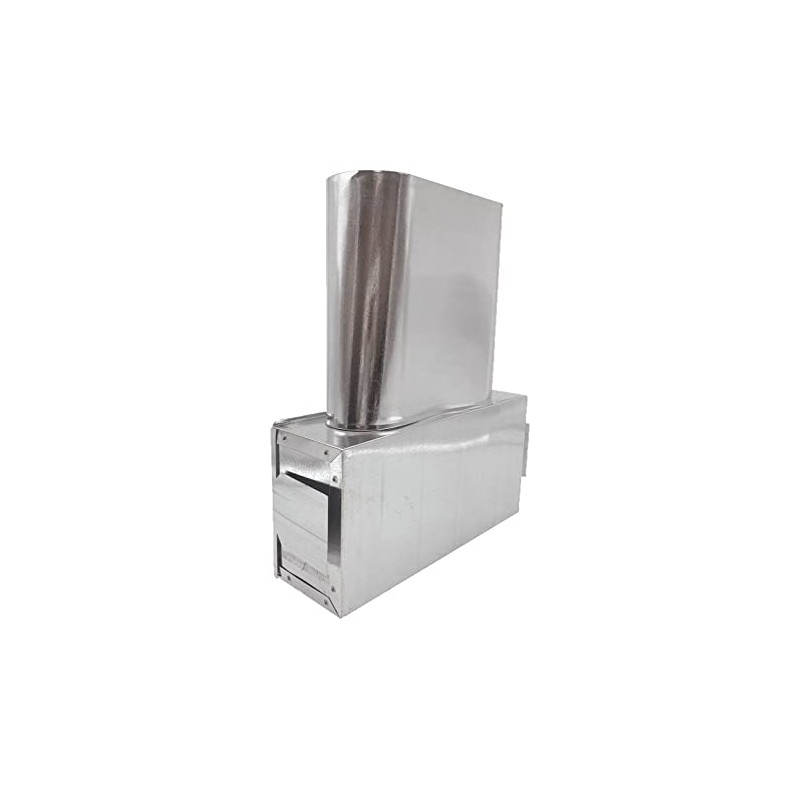 HVAC Premium Double Oval Stack Head 6" Throat Duct Fitting