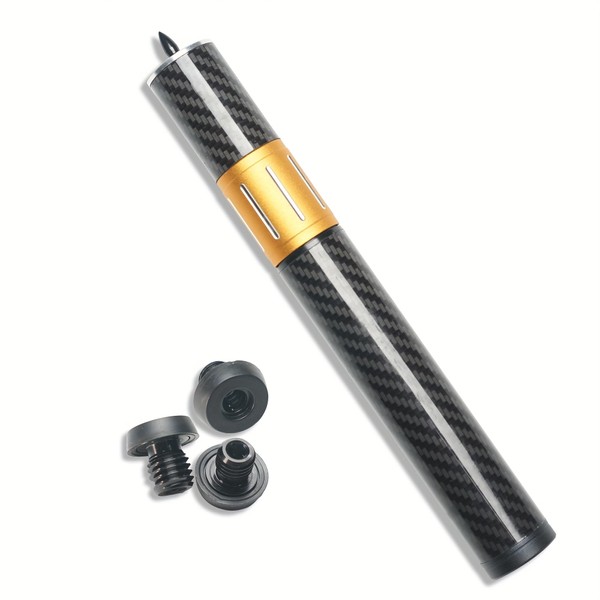 YEUEK Pool Cue Extender, Billiards Stick Extension with 3 Bumpers,