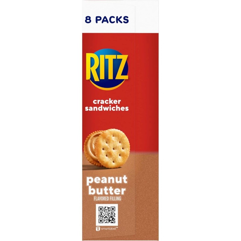 RITZ Peanut Butter Sandwich Crackers 1.38 oz (8-Packs)