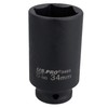 34mm Metric 1/2” Drive Deep Rear Hub Axle Nut Socket