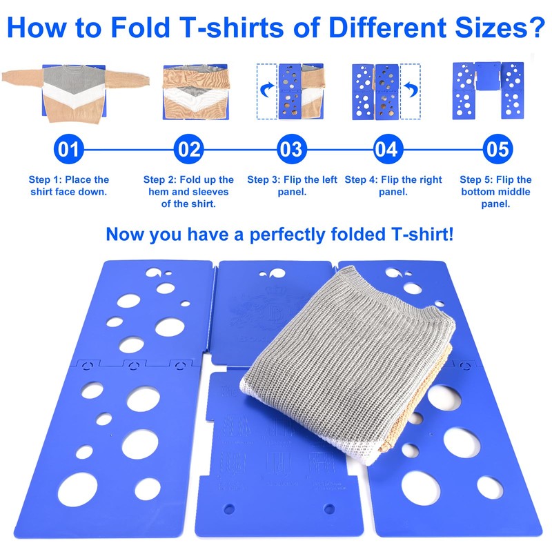 BoxLegend V5 Shirt Folder Clothes Folding Board t Shirt Folder