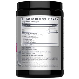 NeoCell Super Multi Collagen Peptides Powder | 9oz | 10 Types of Collagen | Skin, Hair and Nails | Beauty Supplement | Unflavored Powder | For Women and Men