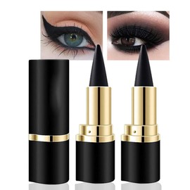 XoeLLe Pack of 2 Waterproof Gel Eyeliner Pens, Black, Matte Quick-Drying Eyeliner, Waterproof, Waterproof Pens, Long Lasting, Quick Drying, Lasting Eyeliner Pen, Gel Eyeliner (Black)