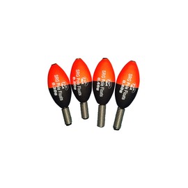 SRG Pole Floats Jigger Floats Pack of 4 (2 x 0.3g Red Tip / 2 x 0.4g Red Tip)