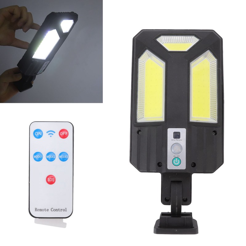 Solar Wall Light IP65 Waterproof 3000LM 2400MAH Battery Motion Sensor