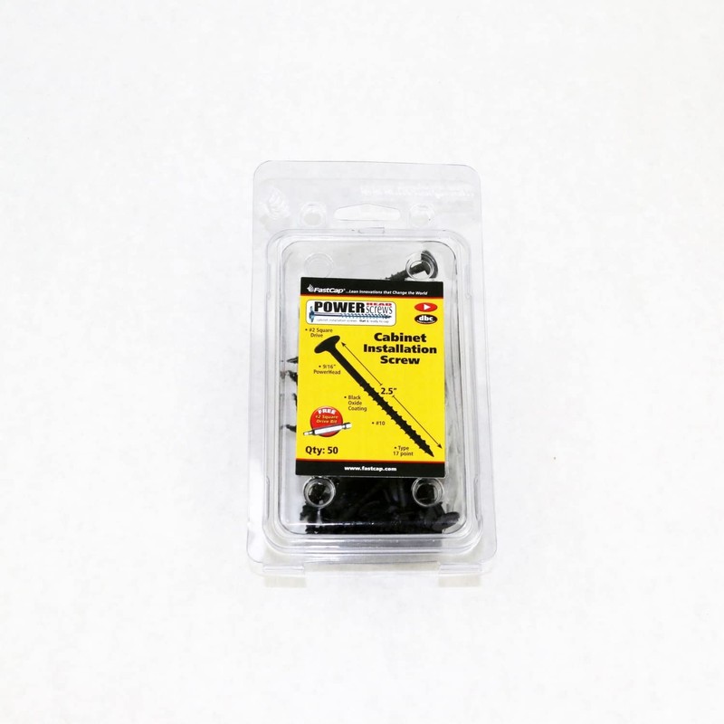FastCap PowerHead Wood Screws with Large Flat Head - Self-Tapping