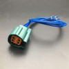 1 conector de 4 pines de 4 vías para sensor