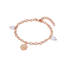 Valero Pearls Female Stainless steel Preciosa Fresh Water Cultured Pearl(s) approx. 6,7 mm