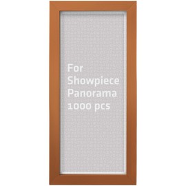 Pintoo Jigsaw Puzzle Frame Tailor-Made for Pintoo's 1000 Pieces Panorama Puzzle ONLY - Rosewood - Effortless & Toolless Assembly NO Glue Required [W1045]
