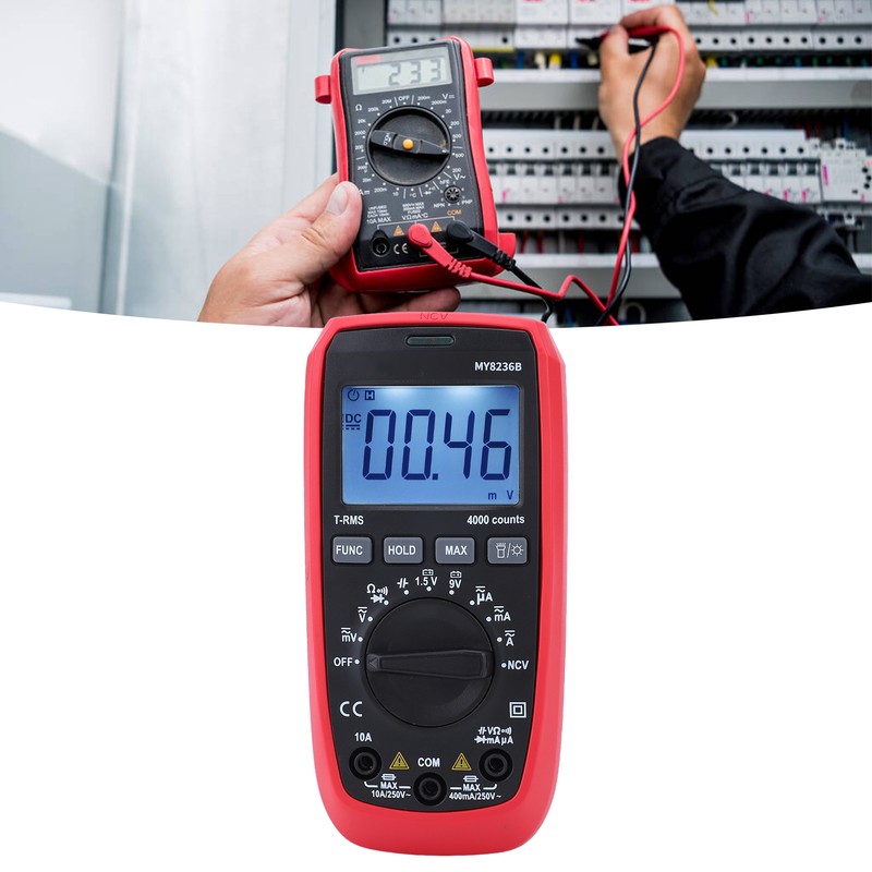 Digital Multimeter Tester Electrical Voltmeter Volt Multi Meter 4000 Counts