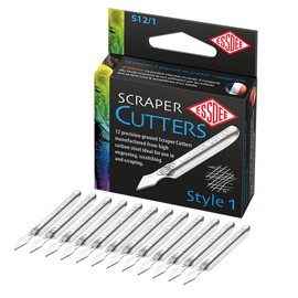 Essdee : Scraperboard Cutter : Shape No.1 : Box of 12 (Requires a Handle/Holder)