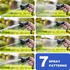 HOSUN Heavy Duty Garden Hose Nozzle, Adjustable Metal Water Sprayer