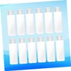 PACKOVE 12Pcs Refillable Emulsion Travel Bottle Transparent Flip Top Bottles