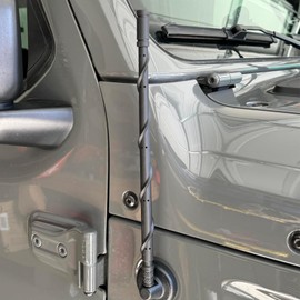 VOFONO Antena para Jeep Wrangler 4xe JK JL Unlimited Willys Gladiator JT Rubicon Sahara, Jeep Gladiator 2007-2024, accesorios de Jeep Wrangler de 13 pulgadas para recepción de radio AM FM